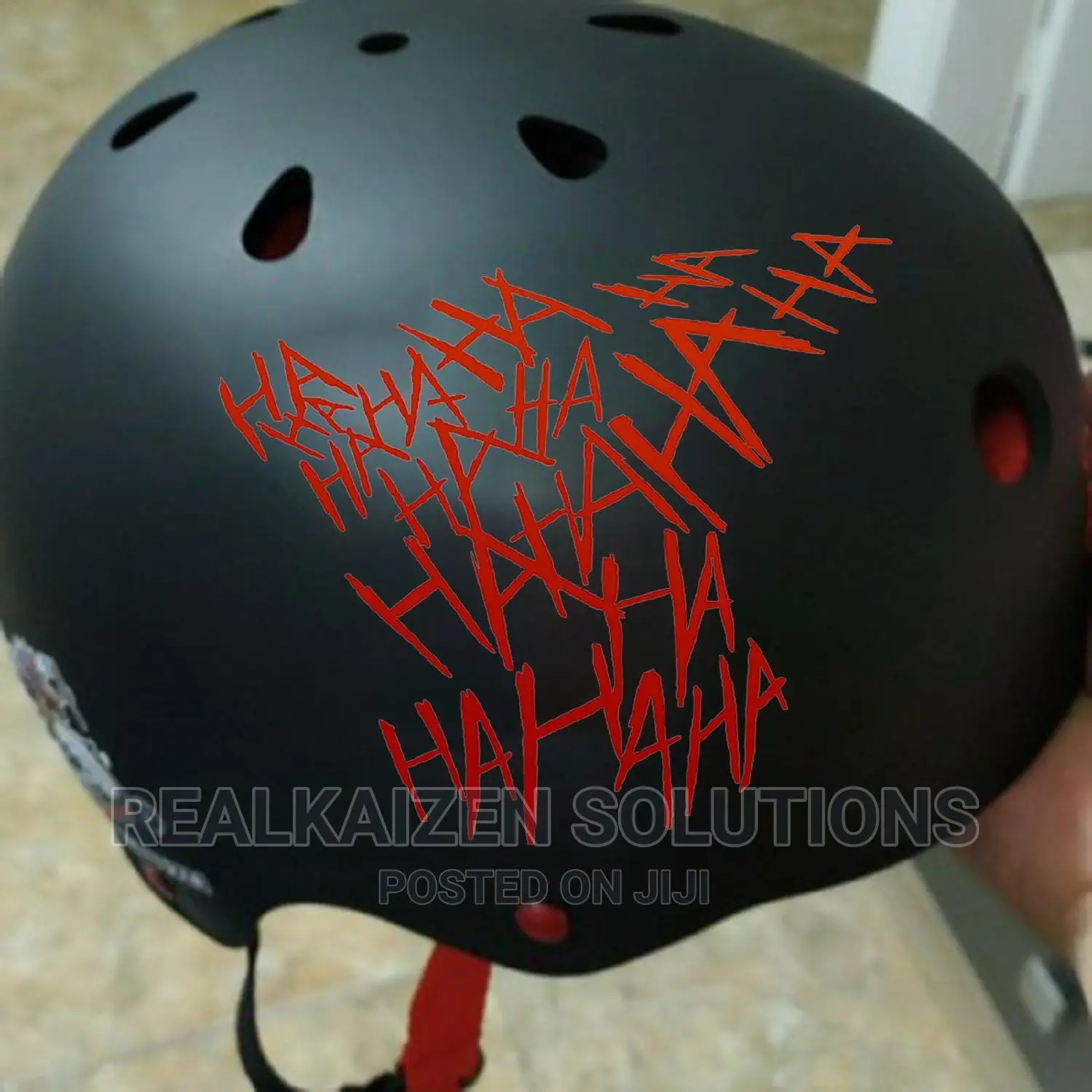 HAHAHA Car |Helmet |Bike Funny Joker Waterproof Deca Sticker