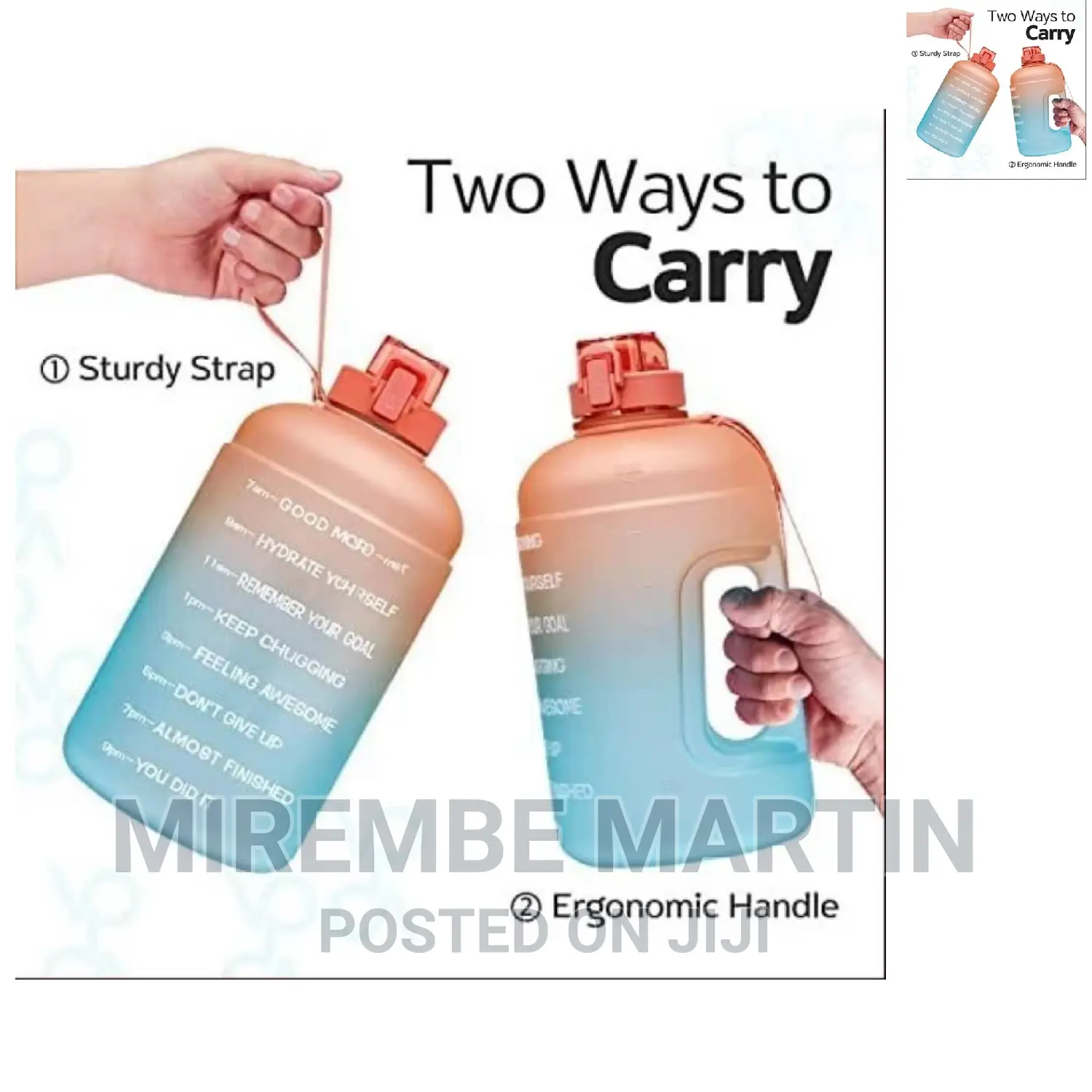 Big Travel Water Bottle