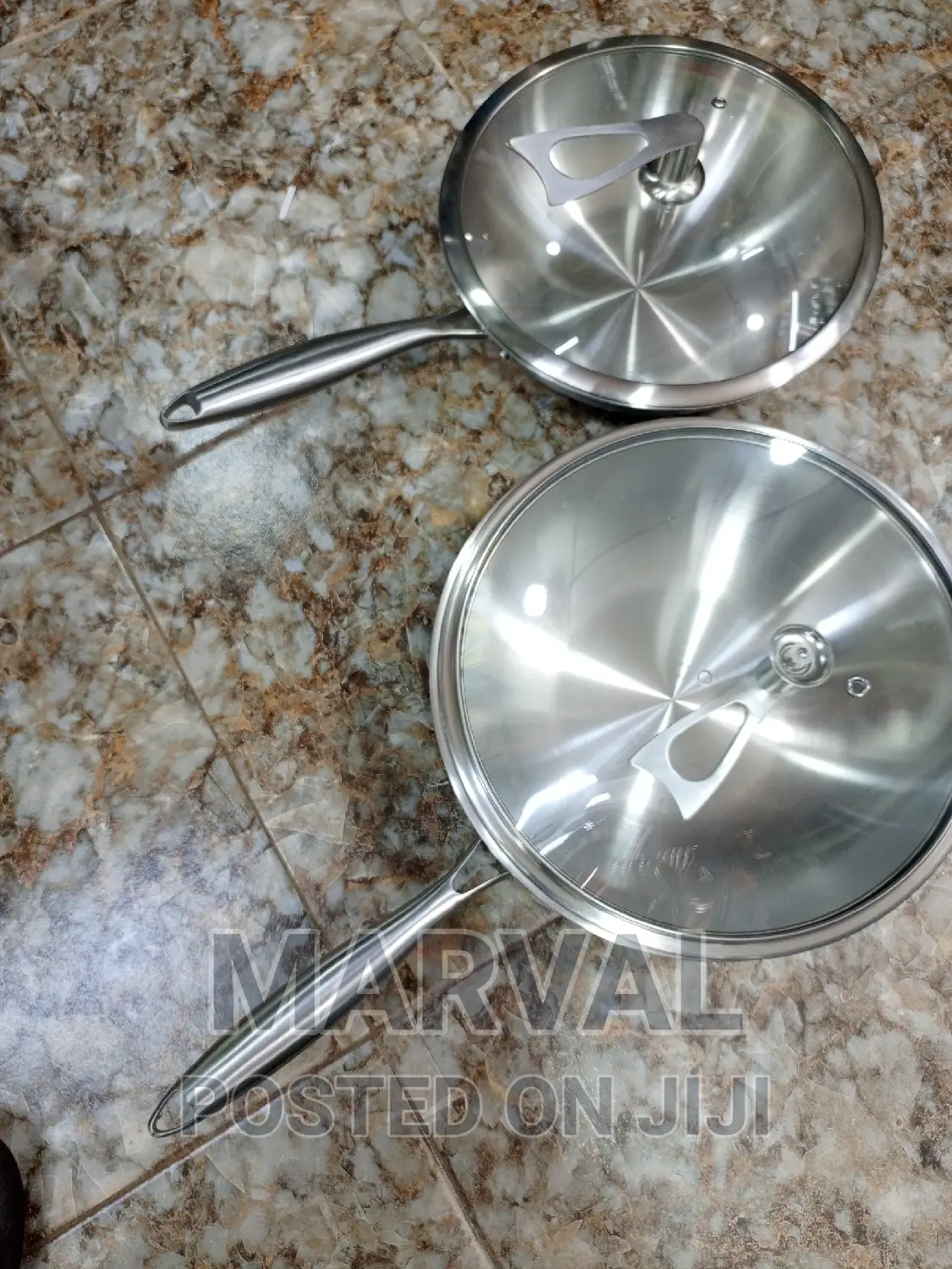 Stainless Steel Heavy Wok Pan With Lid