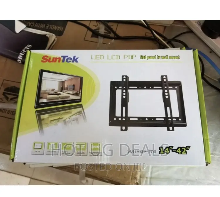 A Universal Stand TV Wall Mount 14 - 42 Inches - Black