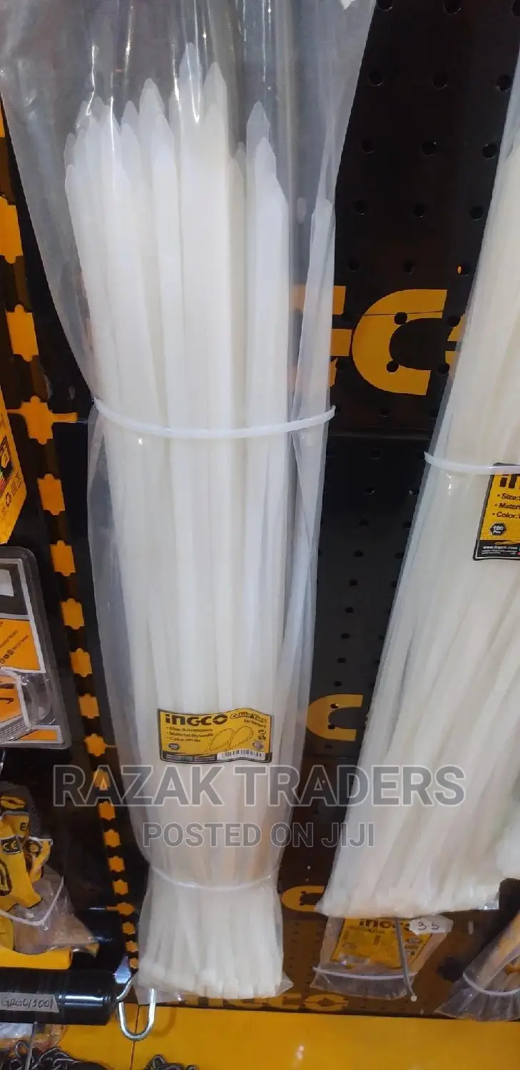 9.0×600mm Adjustable Nylon Cable Ties 100pcs