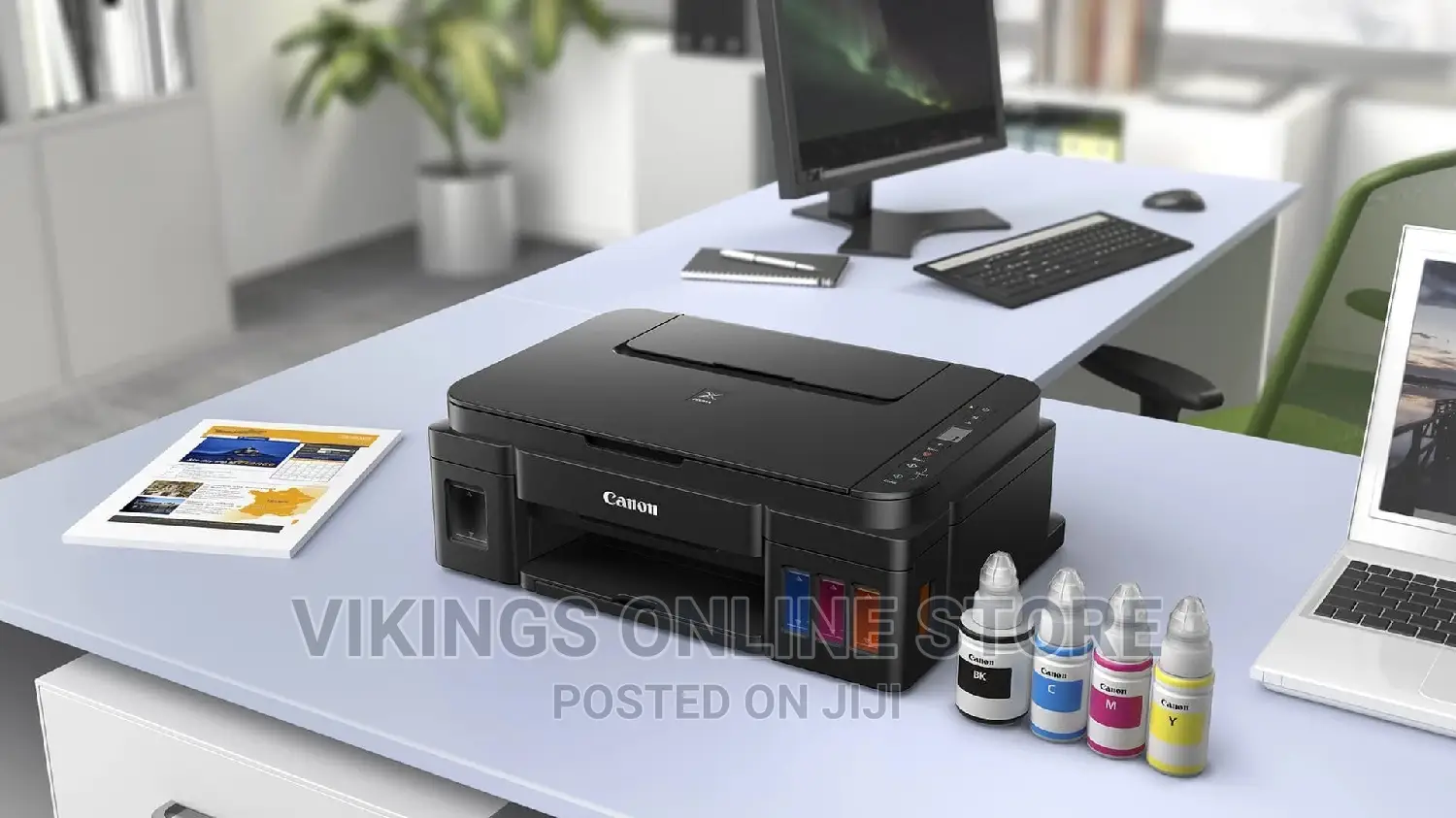 Canon PIXMA G2400 Inkjet Printer; Print, Scan, Photocopy