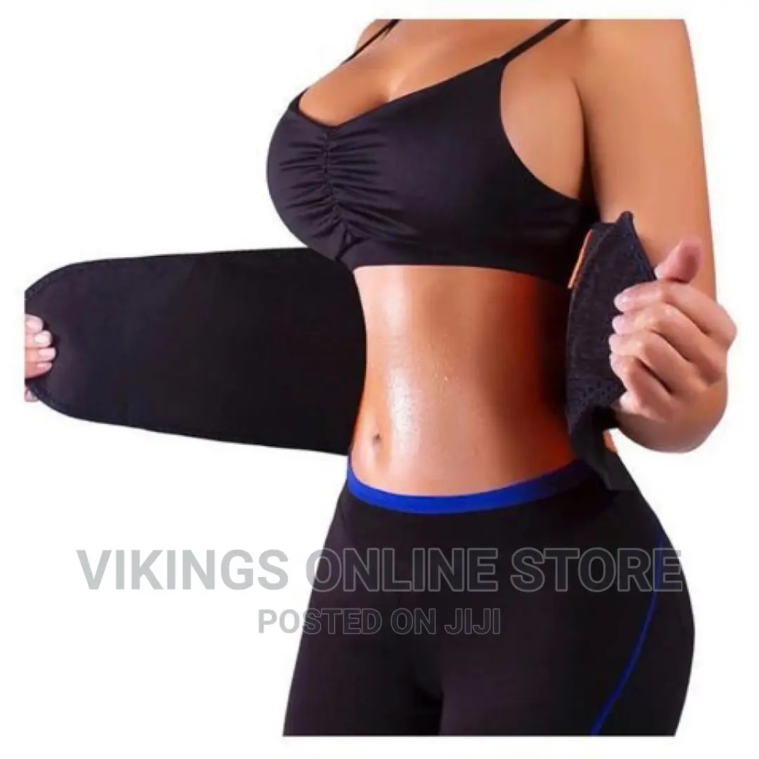 Women’S Waist Trainer Slimming Belt – Black