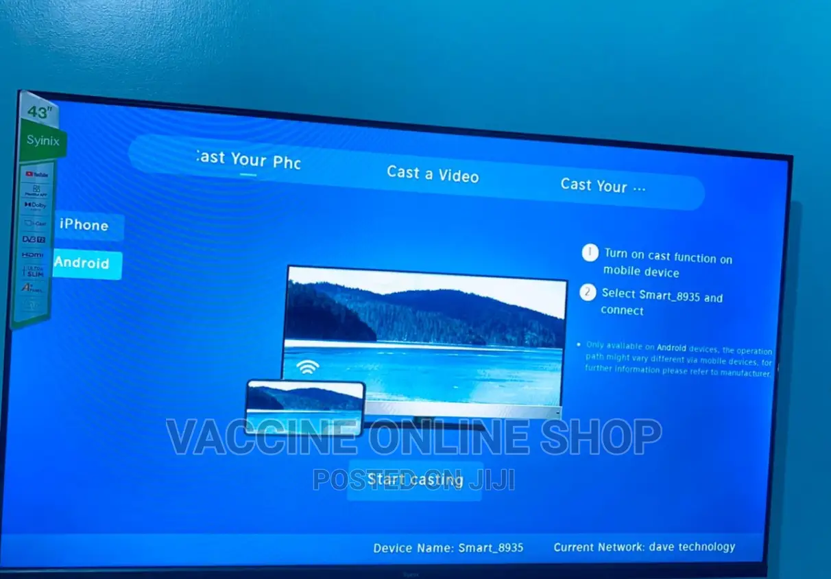 Synix 43inch Smart Tv / Synix 43inch Smart