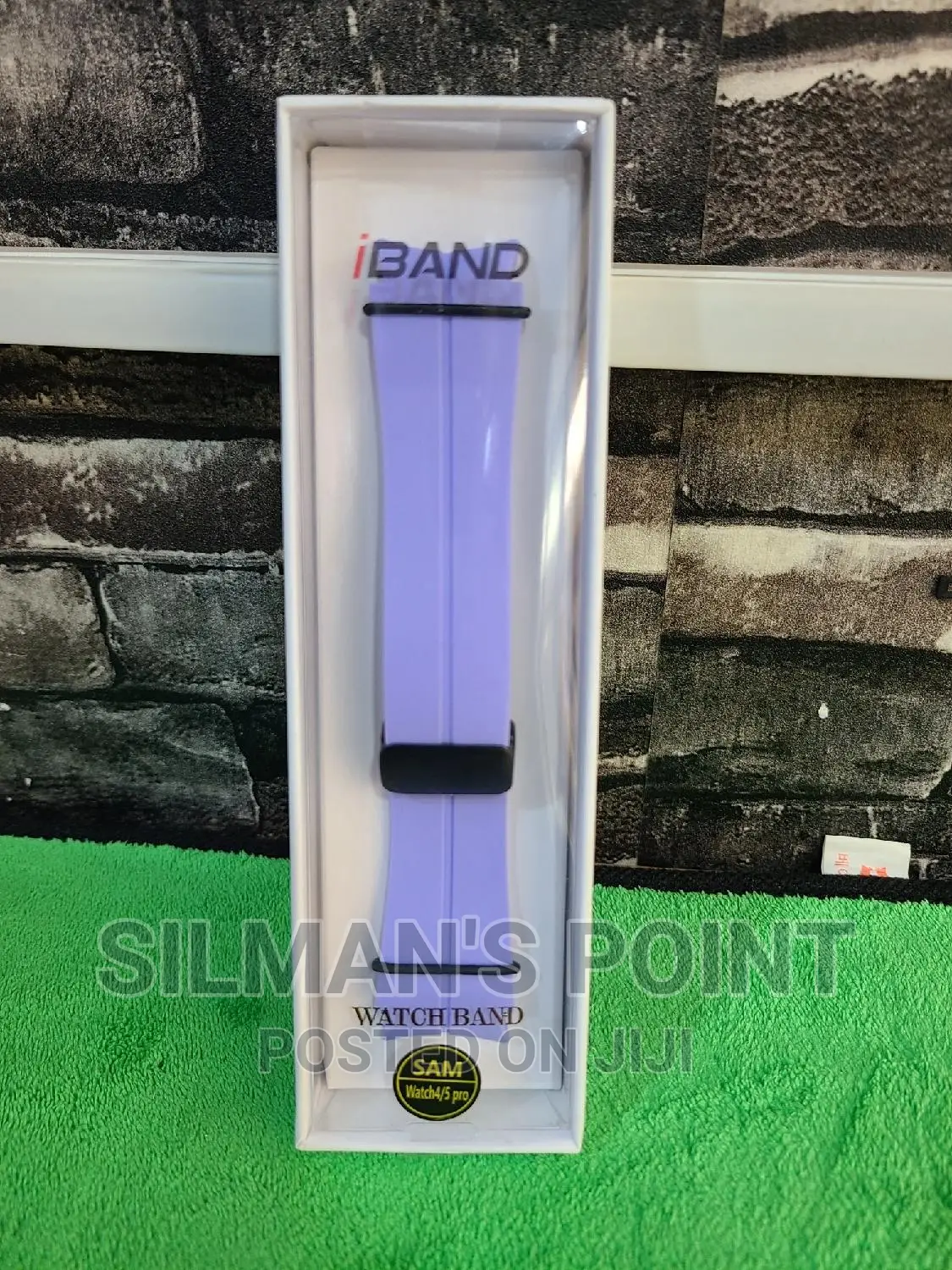 Rubber Magnetic Strap for Watch 4 Purple