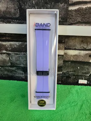 Rubber Magnetic Strap for Watch 4 Purple