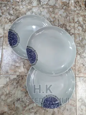 Gray Melamine Plates (6pcs)