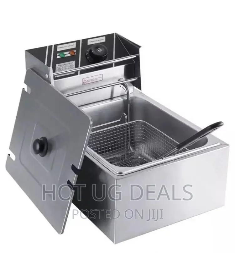 Wngreat 6 Litre Commercial Deep Fryer - Silver
