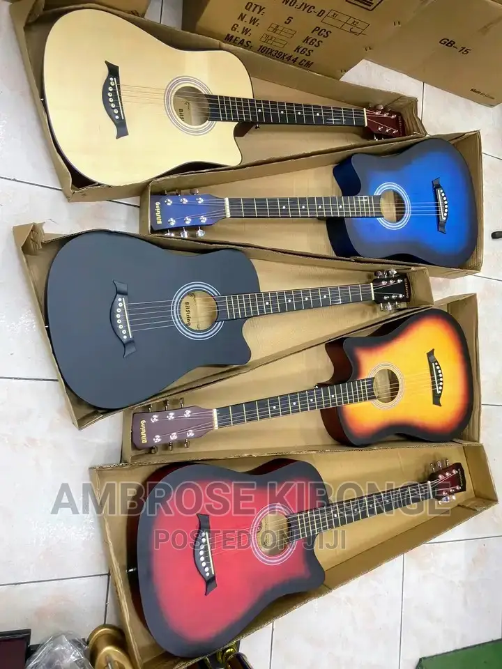 High Quality Multicolored Portable Acoustic Guitar Brands