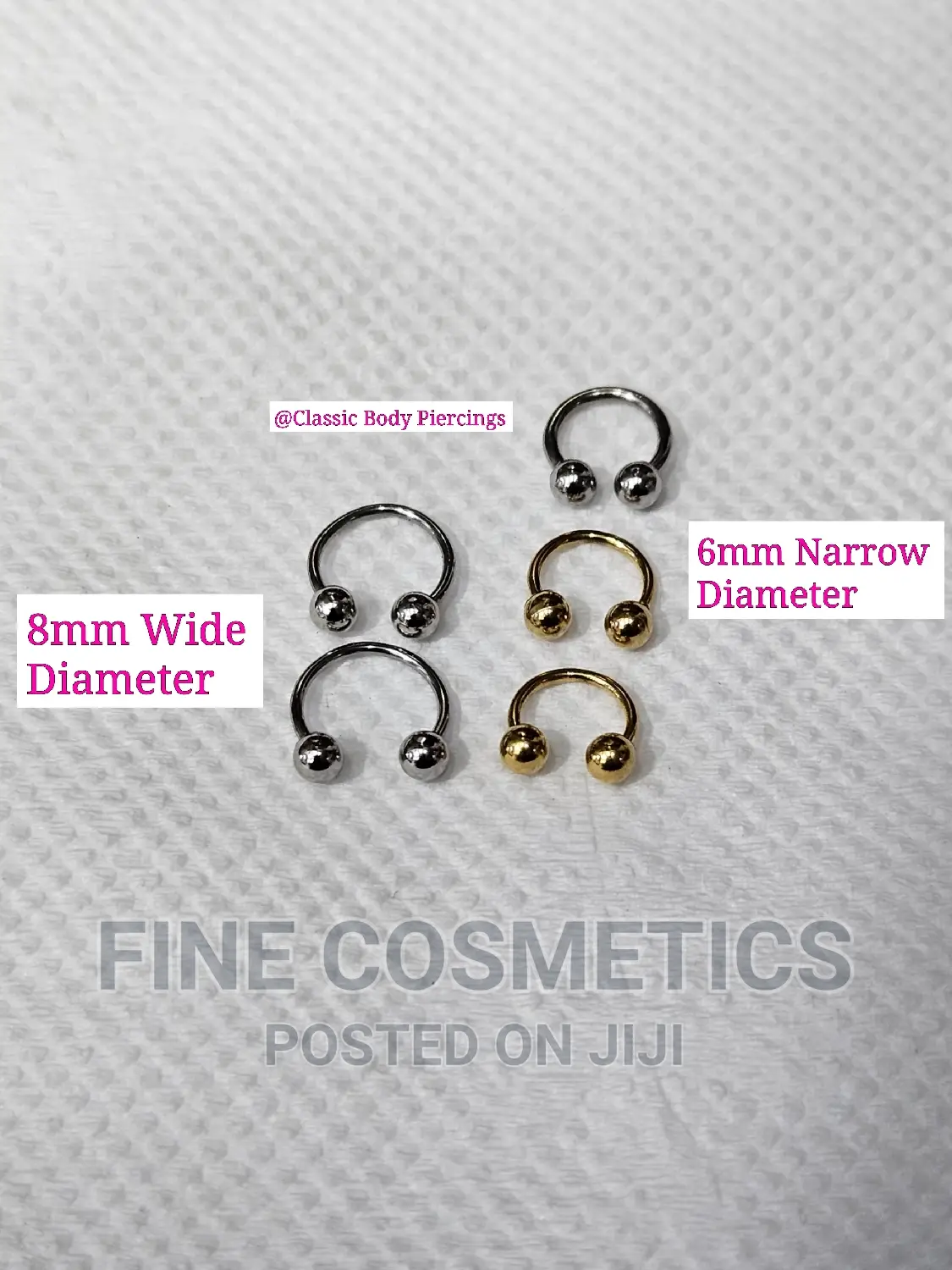 Horse Shoe Nose Ring Stainles Steel Thin Nose Hoop Jewelry