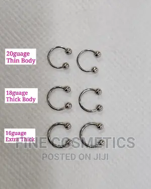 Horse Shoe Nose Ring Stainles Steel Thin Nose Hoop Jewelry
