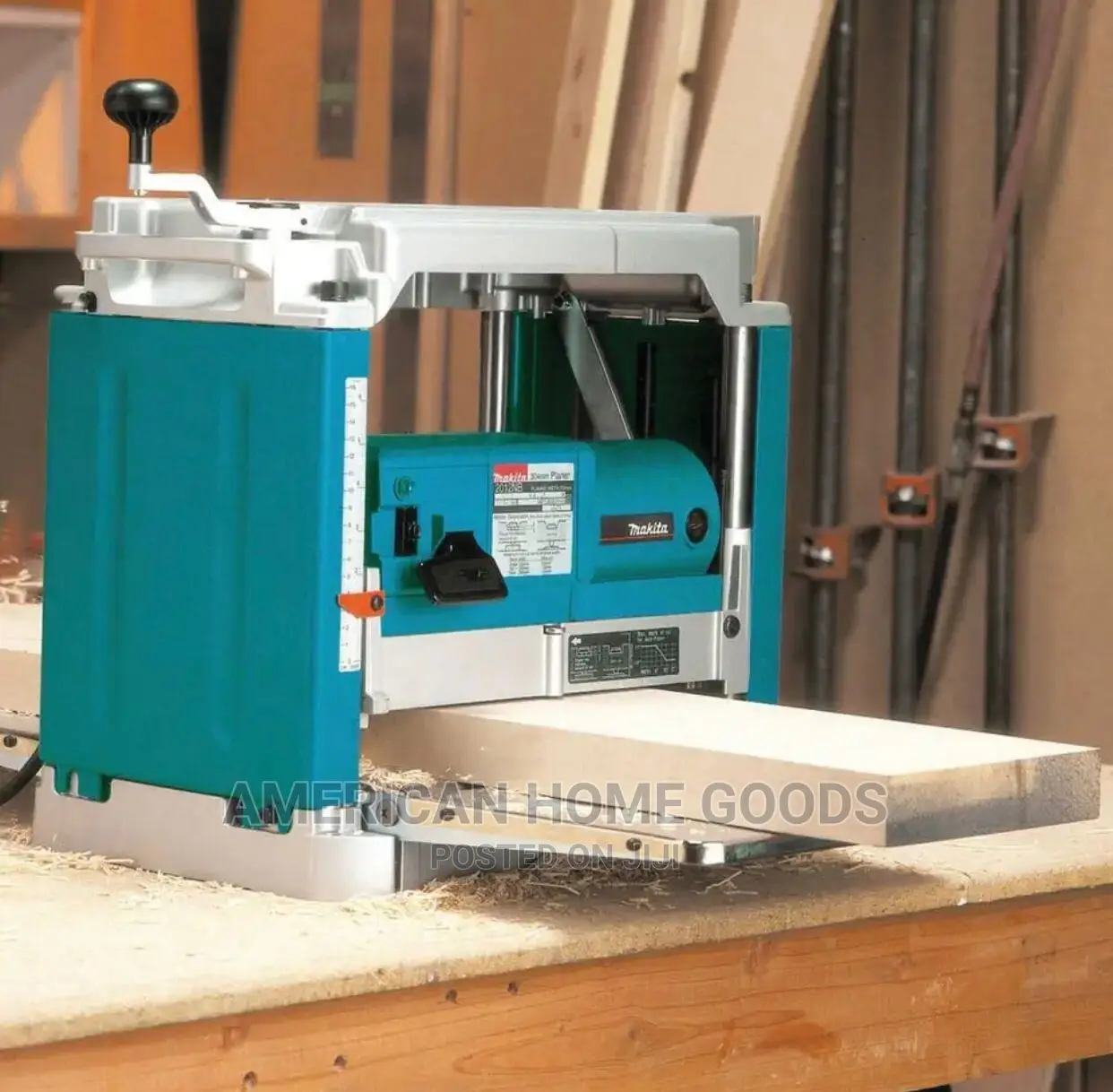 12 Inch Portable Wood Planer 110V, 1PH, 1/2hp.