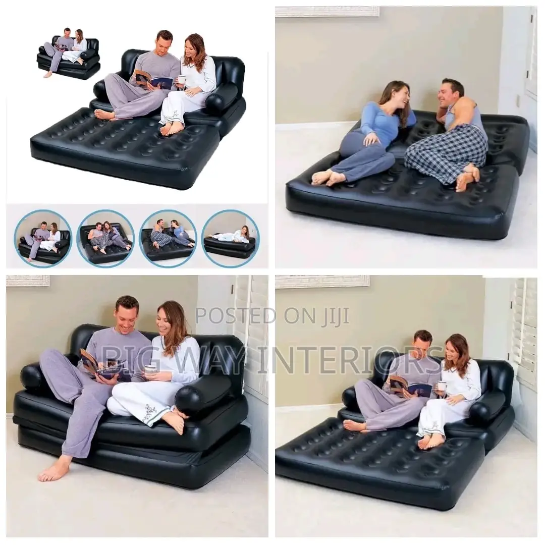 Inflatable Air Sofa Bed 5in1