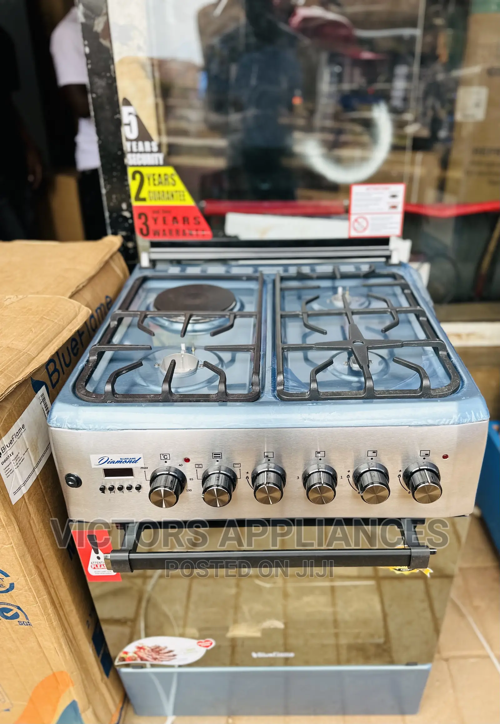 Blueflame High End Cooker 3gas 1electric DIAMOND  SERIES