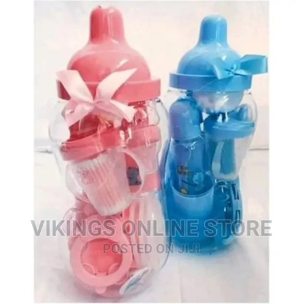 Big Boss 13-in-1 Milk Baby Feeding Bottle Gift Set -Blue in