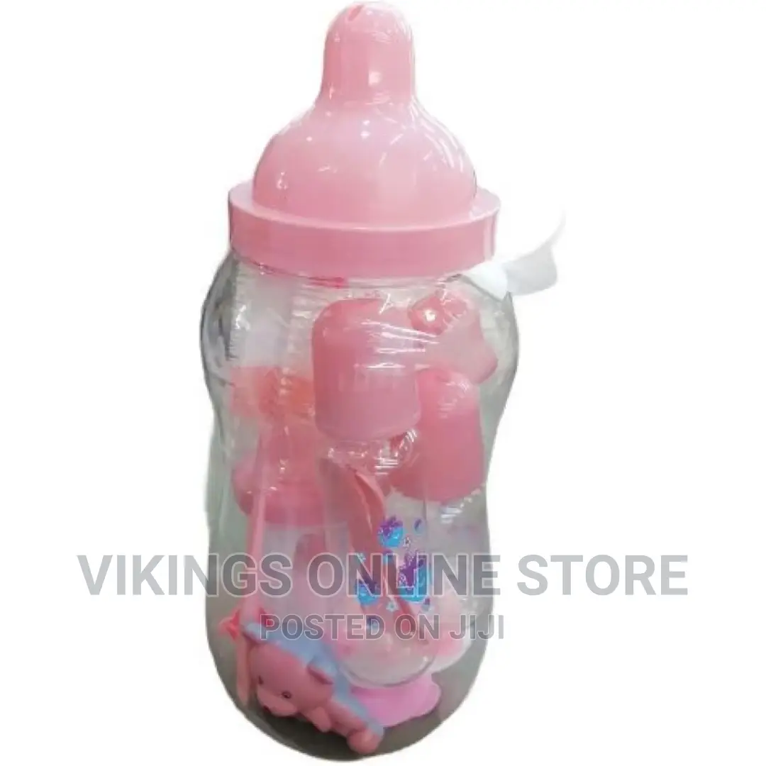 Big Boss 13-in-1 Milk Baby Feeding Bottle Gift Set -Pink.