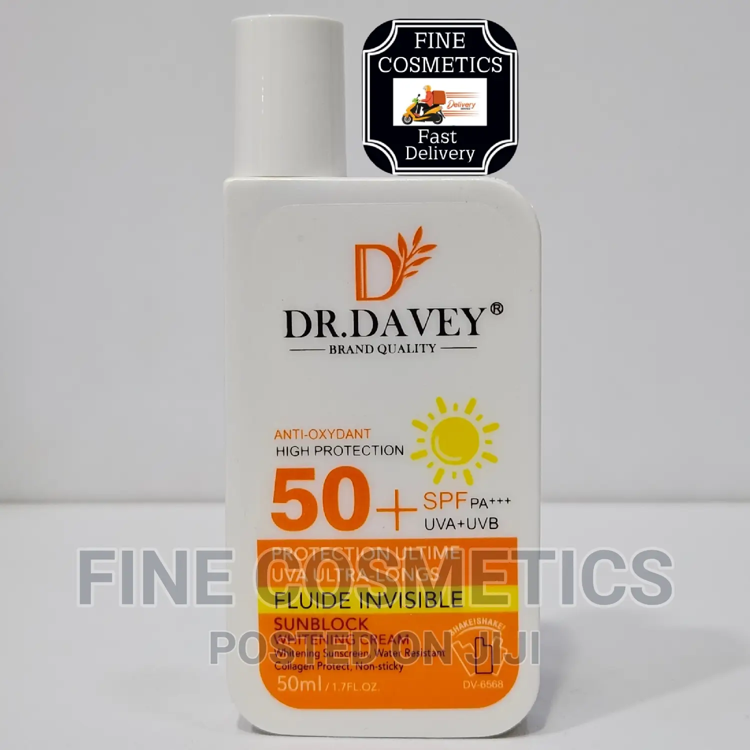 Dr Davey High Protection Sunscreen With
SPF50 Sunblock Cream