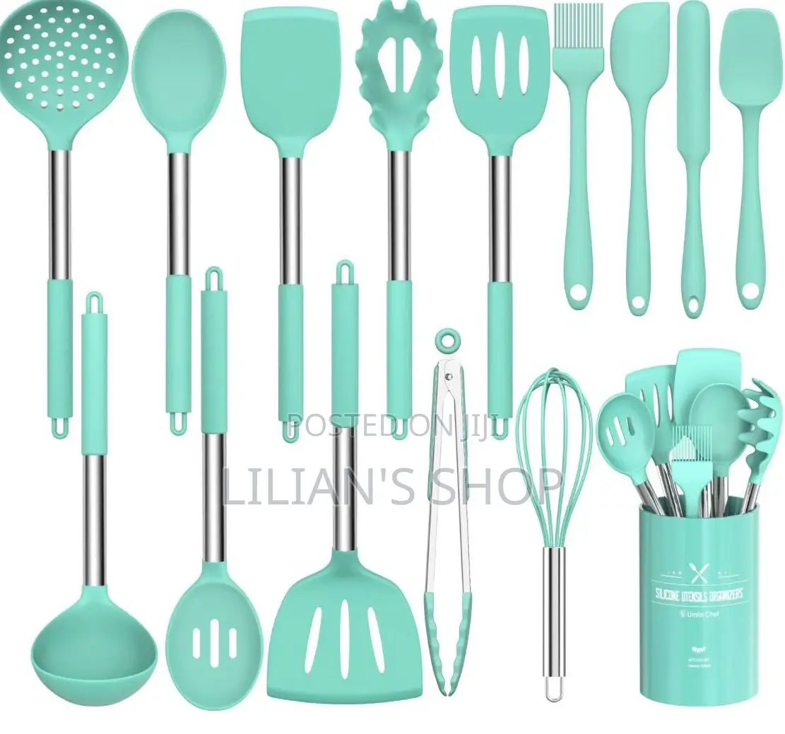 Slicone Kitchen Utensils Set- 16 PCS