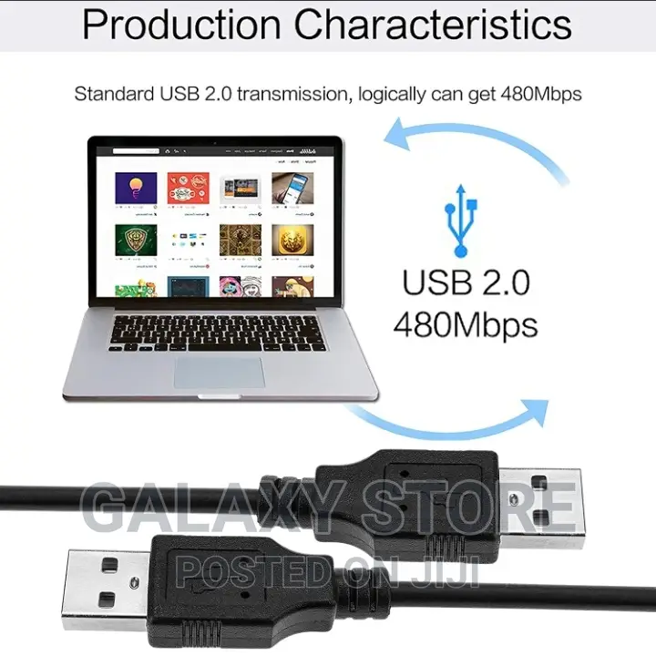 Usb 2.0 Male to Male Cable Lead for External Hard Drives