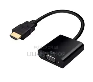 HMDI/VGA Audio/Video Adapter Black