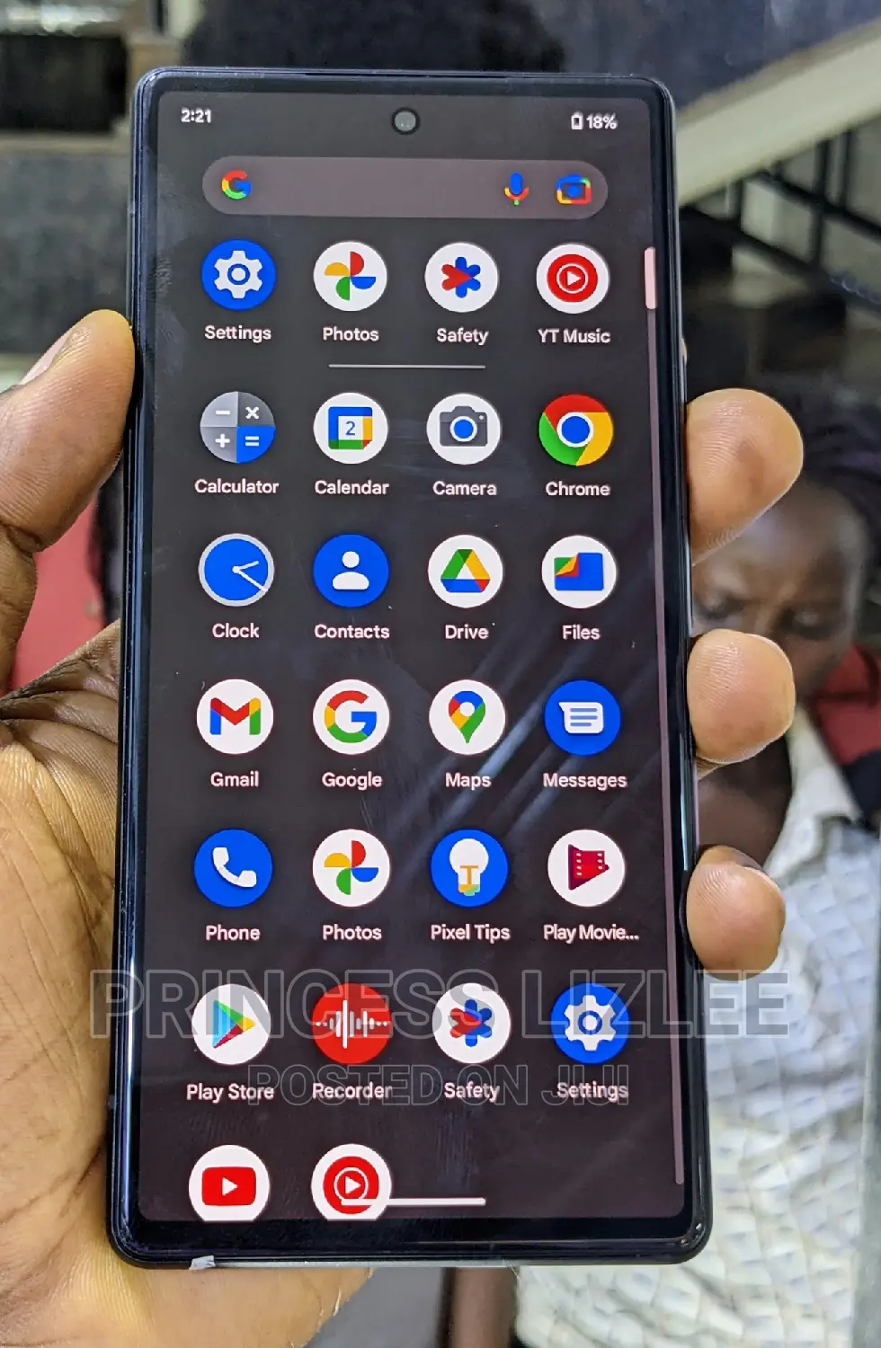 Google Pixel 6 256 GB Black