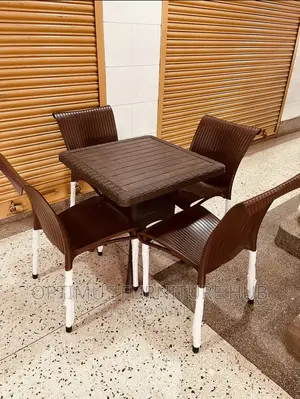 Brown Table and Chairs