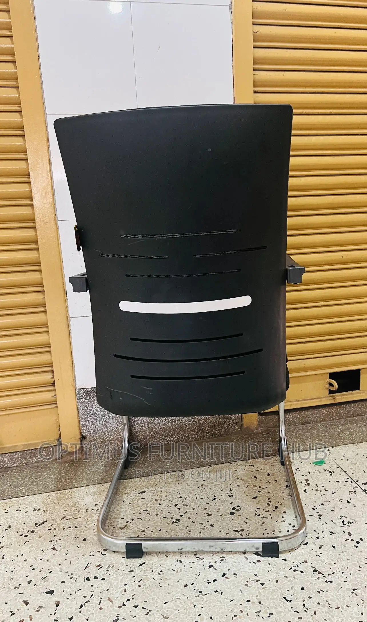 Visitor Chair (White Stripe)