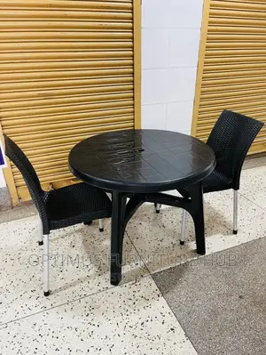 Table and Two Chairs