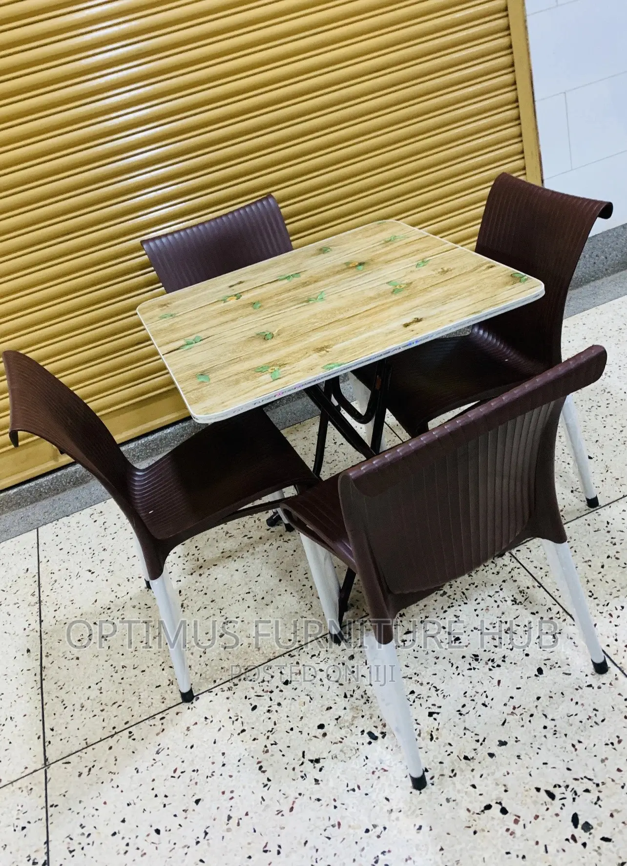 Table and Four Chairs
