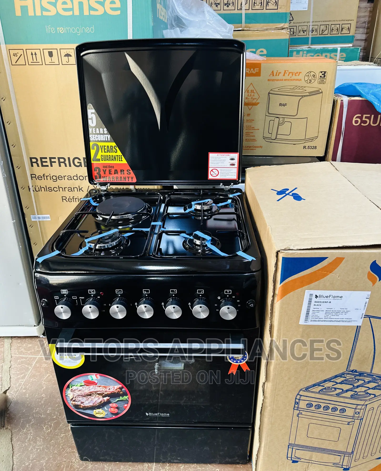 BLUEFLAME COOKER 6631 Black