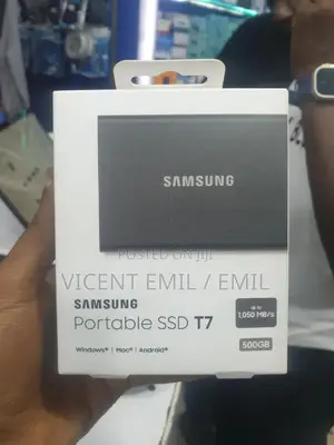 External Harddrive SSD T7 500GB Samsung