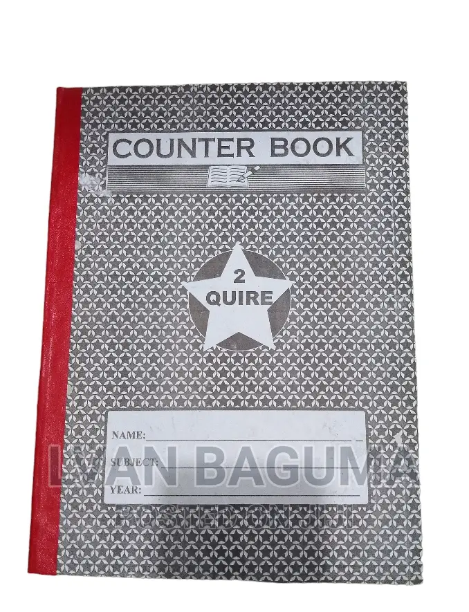 Counter Books - 2, 3, 4 Quires Available