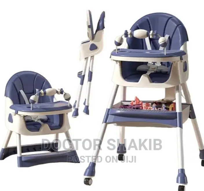 Adjustable 4 in 1 Toddler High Feeding Chair