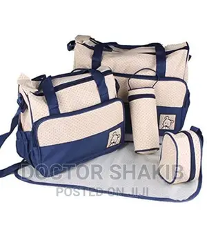 5 in 1 Mom and Baby Diaper Bag Set