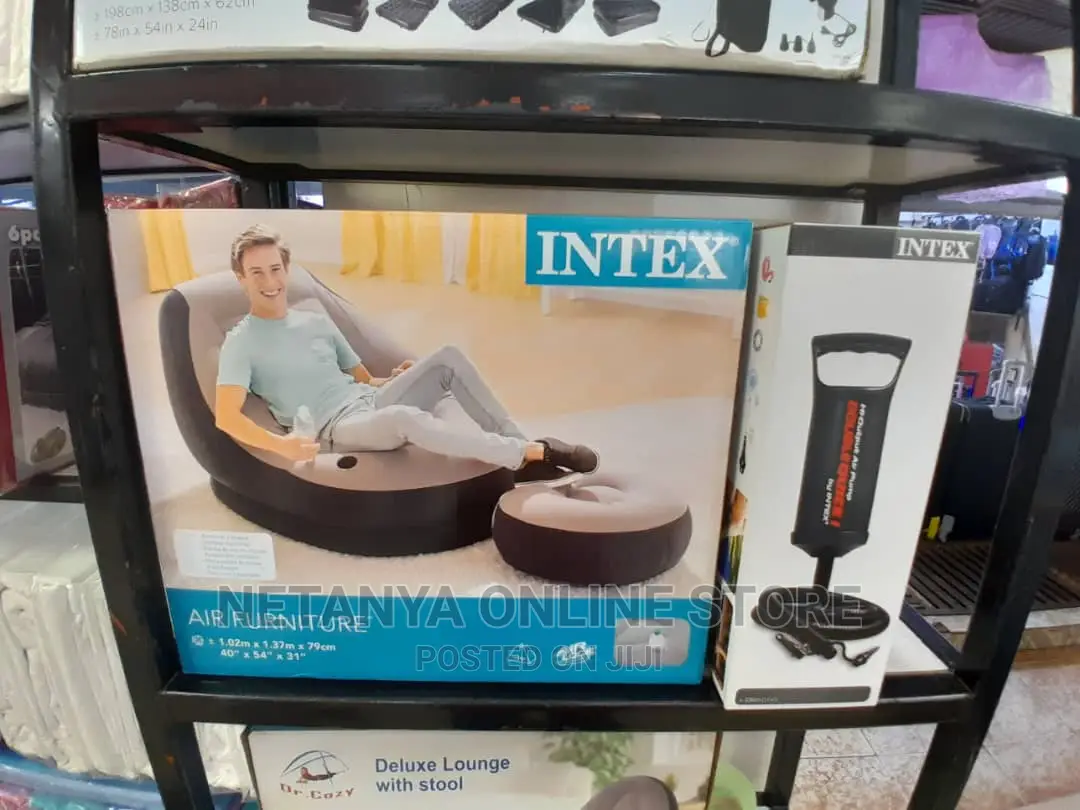 Intex Air Sofa With Stool