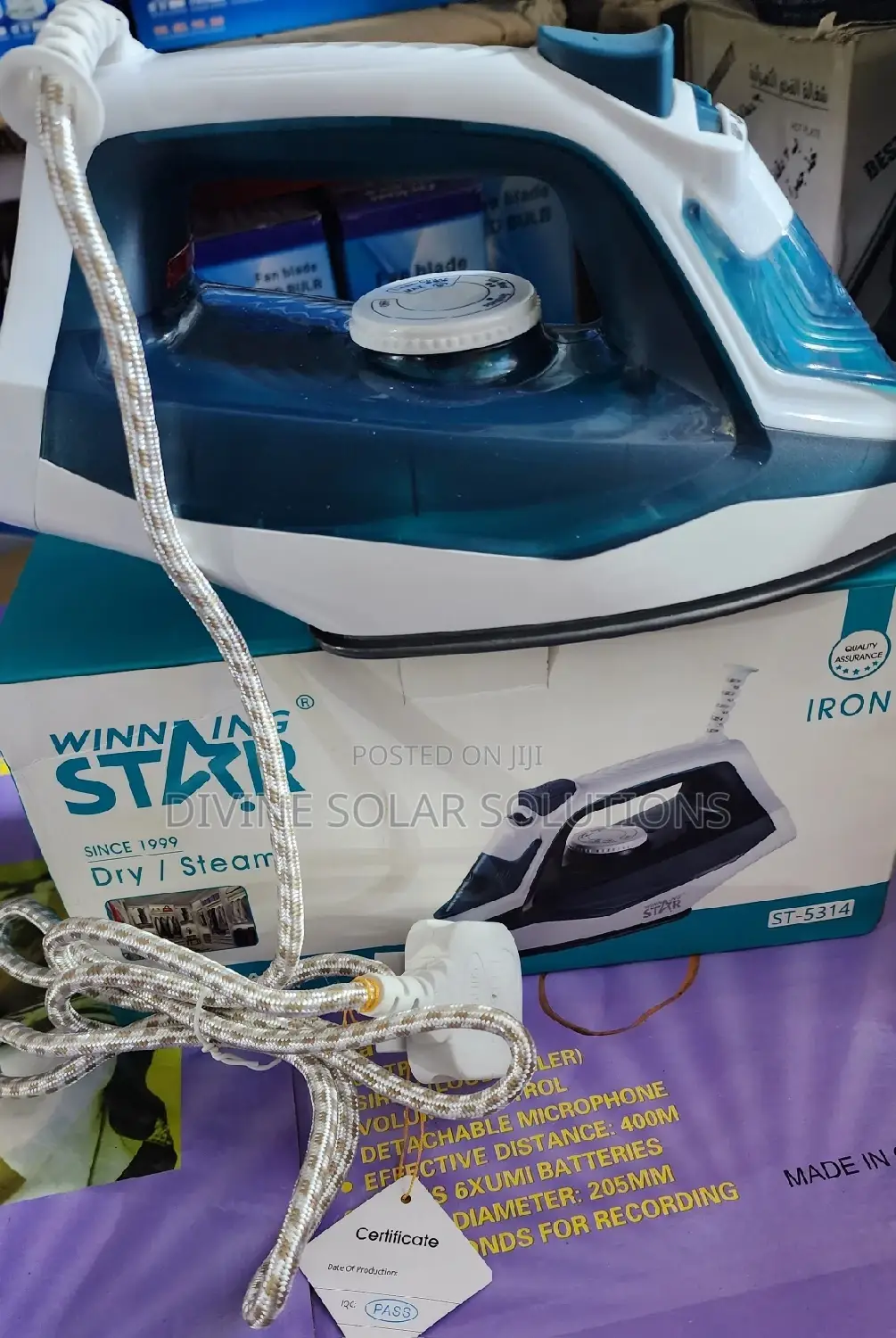 Winning Star Dry and Steam Iron