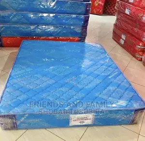 High Density Mattress Quilted 5*6*6(Blue)