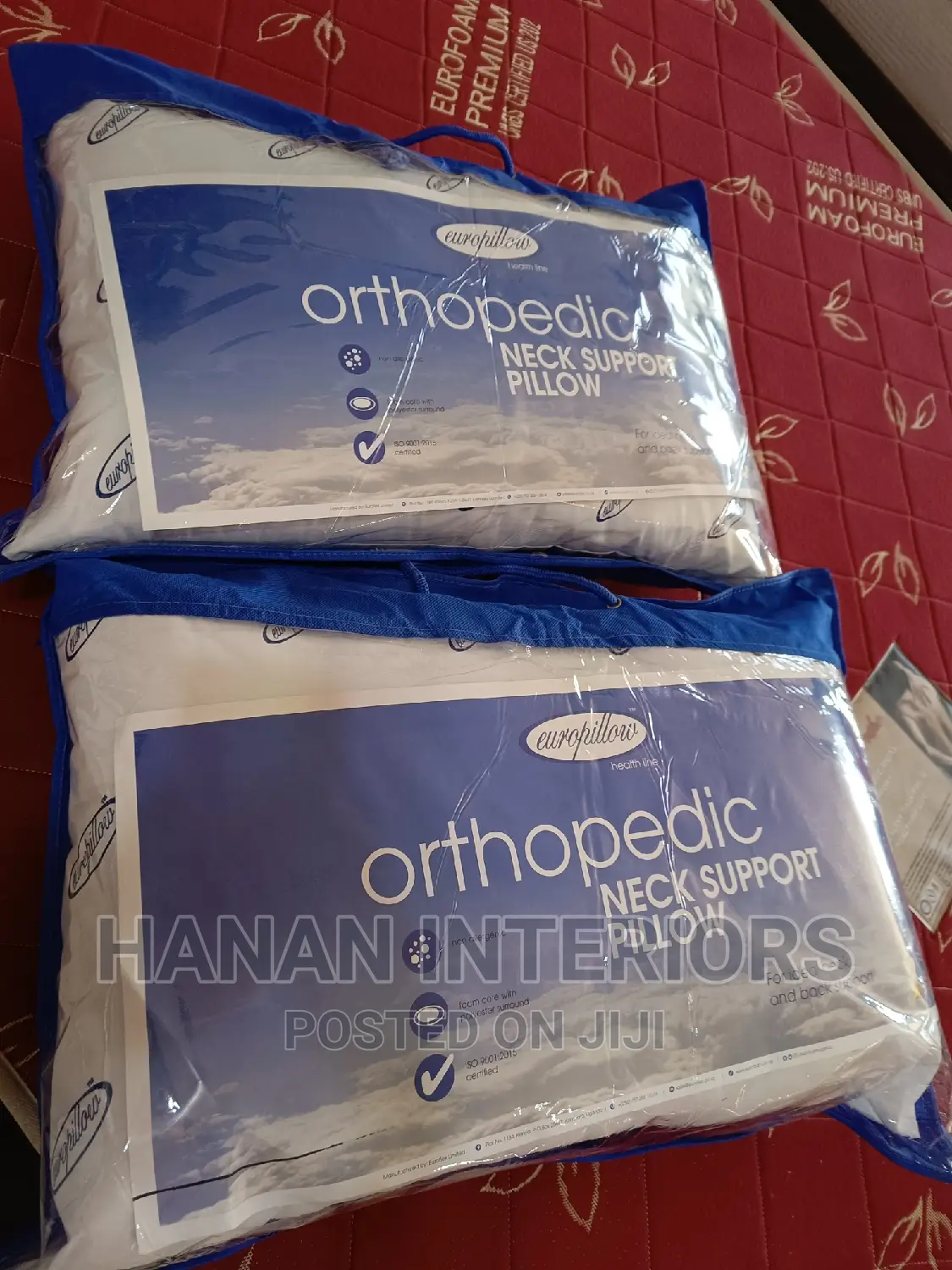 Pair of Orthopedic Neck Pillows
