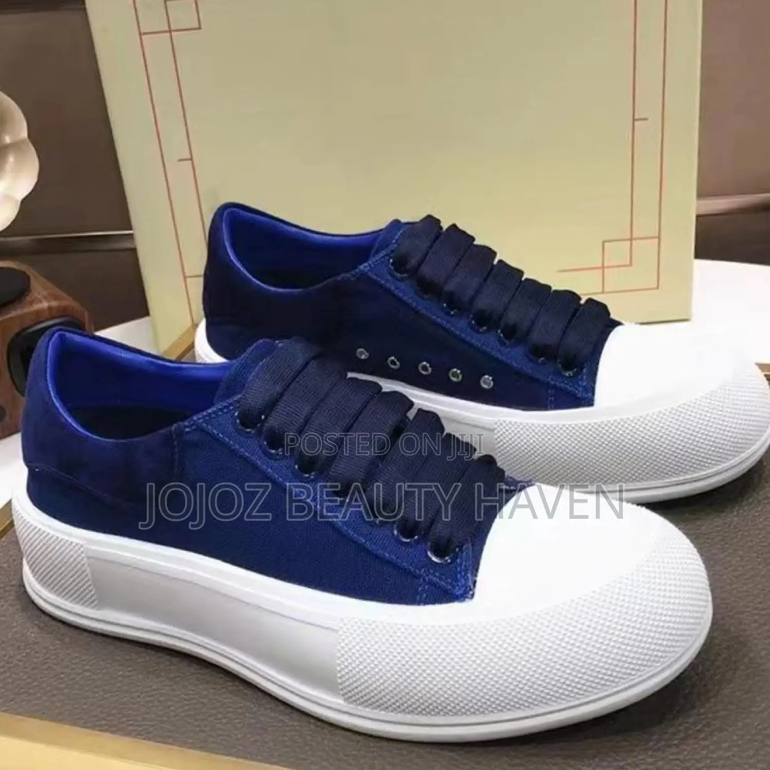 Original McQueen Sneakers. Blue,Red,Black,Army Green.