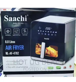 8L Saachi Air Fryer - Black