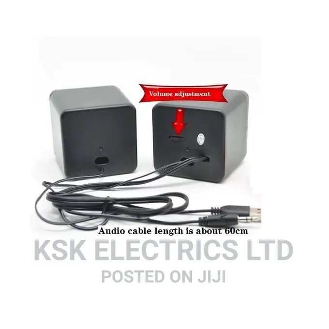 Multimedia High Quality Sound Speakers For Laptop/Pc-black
