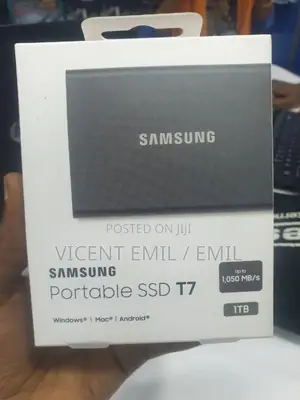 External Solid State Drive 1TB T7 Samsung