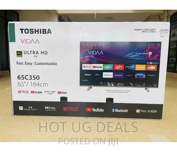 Toshiba 65 -Inch Series LED UHD Smart VIDAA TV- Black