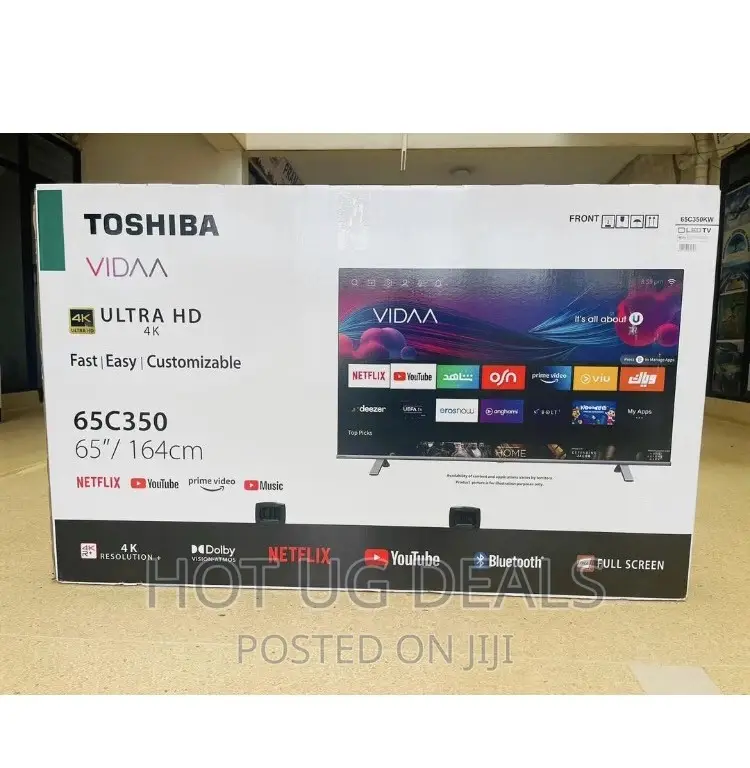 Toshiba 65 -Inch Series LED UHD Smart VIDAA TV- Black