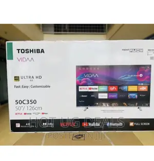 Toshiba 50" Inch Smart Vidaa TV - Black