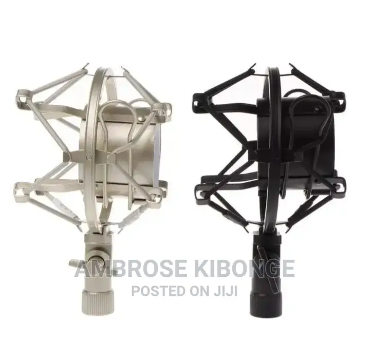 Anti Vibration Mic Clip Holder Shock Mount for Studio Mic.