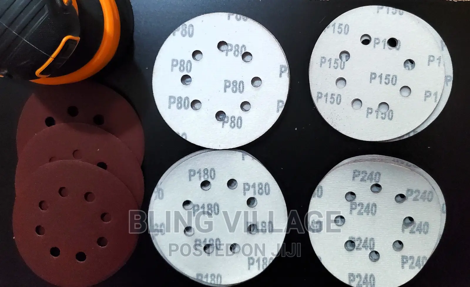 Sanding Pads For Orbital Sanders (Velcro Sticking)