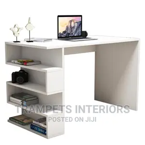 Reading Table With Floating Shelves Call