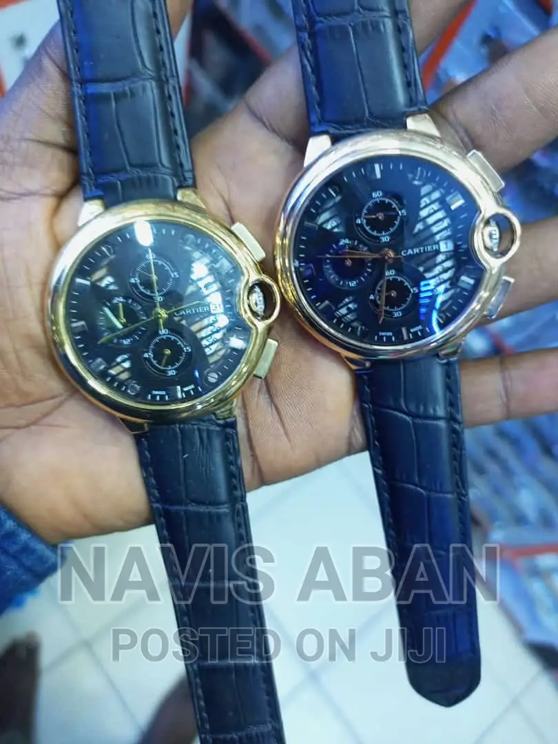 Cartier Leather Straped Watches