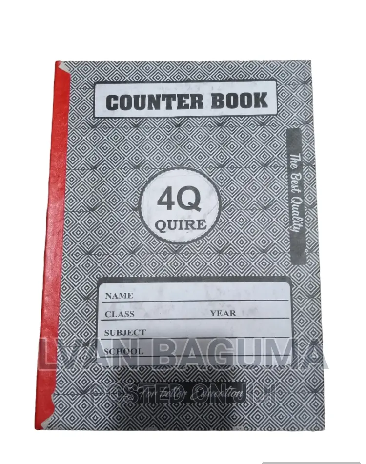 Counter Books - 2, 3, 4 Quires Available